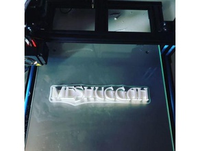meshuggah logo music 3d print model - Mito3D