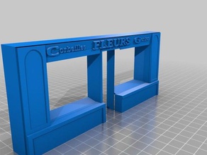 french flower shop front 135th scale 3d printing 3d print model - Mito3D