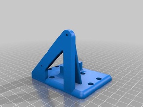 mon personnalisés anet a8 e3d v6 transport bowden mont de l'imprimante pièces 3d print model - Mito3D