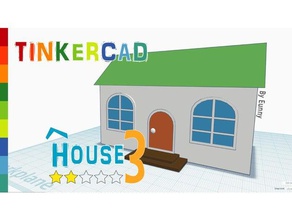 house 3 level 2 tinkercad models eunny home nimi nimiature 3d print model - Mito3D