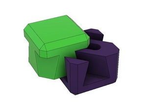 dovetail cube puzzle ring compartment puzzles impossible 3d print model - Mito3D