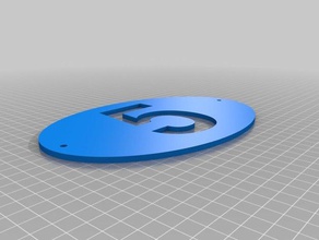 5 do agregado familiar personalizado 3d print model - Mito3D