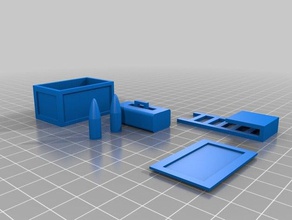 tank shell ammo boxes 3d printing 3d print model - Mito3D
