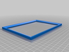 picture frame household work progress 3d print model - Mito3D