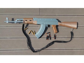 ak-47 akm 11 model sahne ak-m ak47 saldırı tüfeği cosplay prop silah oyun video aksesuarı 3d print model - Mito3D