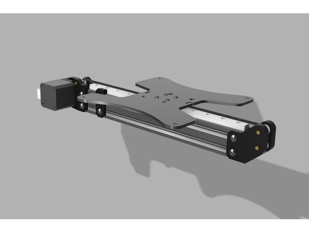 creality ender 3 axis linear rail mod v2 3d printer parts ender3 mgn12 mgn12h carriage block 3D print model - Mito3D