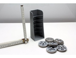 pasta de disco almacenamiento en rack cocina comedor kitchenaid 3d print model - Mito3D