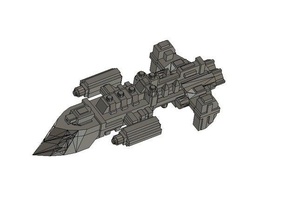 destroyer 2 jogos battlefleet gótico bfg marinha imperial 3d print model - Mito3D