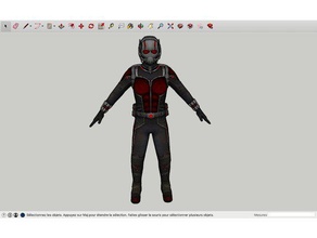 ant man 3d la stampa antman avengers finale di partita marvel comics 3d print model - Mito3D
