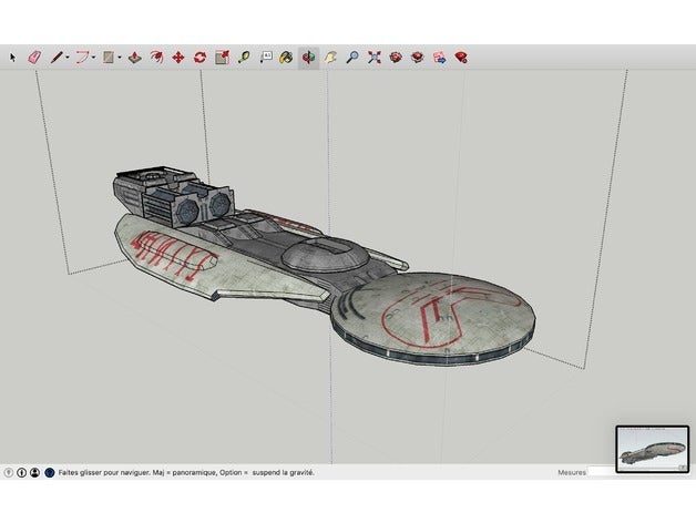 astrale regina astronave 3d stampa 3D print model - Mito3D