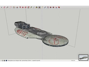 astral reina de la nave espacial 3d impresión 3d print model - Mito3D