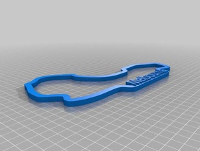 f1 circuit de melbourne 3d l'impression 3d print model - Mito3D