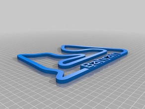 f1 bahrain track 3d printing 3d print model - Mito3D