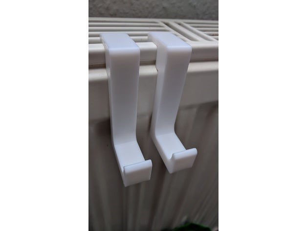 radiator hook heizk&oumlrperhaken household haushalt heater heizkrper heizung 3D print model - Mito3D