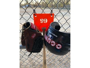 baseballsoftball gear caddy sport all'aperto 3d print model - Mito3D