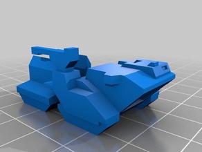 figurine halo éléphant olifant finalisé des véhicules autoroute côtière 3 odst de modèle nmpd sandtrap 3d print model - Mito3D