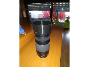 canon lenses hood reversible58mm camera 3d print model - Mito3D