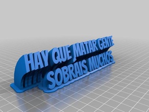 rrr quote office customized 3d print model - Mito3D