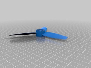 bebop 2 experimental long props testing hobby 3d print model - Mito3D