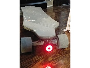 still development light may fall off exway x1 pro bike mount adapter diy electric skateboard 3d print model - Mito3D