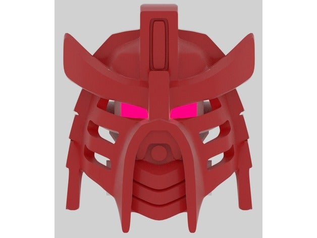 kanohi aki hau großen ehrenvolle Maske Abschirmung Bau - Spielzeug bionicle Japanisch samurai 3D print model - Mito3D