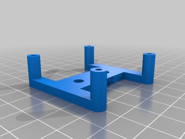 40mm parametric pcb mount - Elektronik angepasst 3D print model - Mito3D