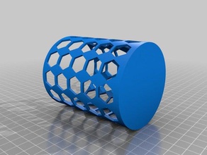 kalem tutucu 3d baskı model autodesk mucit hexagon ofis malzemeleri okul 3d print model - Mito3D