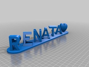 dans2re signs logos customized 3d print model - Mito3D
