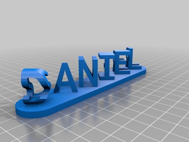 my customized dual letter blocks illusion signs logos 3D print model - Mito3D