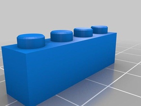 2x4 Bau - Spielzeug angepasst 3d print model - Mito3D