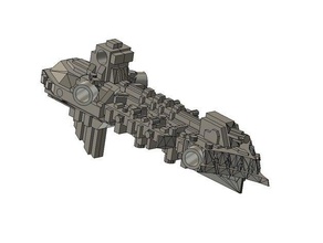 caos idolator classe raider jogos battlefleet gótico bfg 3d print model - Mito3D