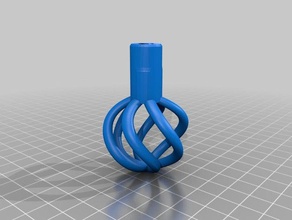 ender 3 spiral knob 3d printer parts axis 3d print model - Mito3D