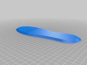 meine angepasste flexy-form-Innensohle Biologie 3d print model - Mito3D