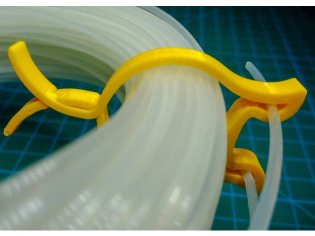rokita şeytan filament klipleri koruyucu 3d yazıcı aksesuarlar klibi kablo düzenleyici filaman flexi Organizatör tutucu biriktirme max150g klip 3D print model - Mito3D