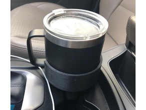 yeti rambler 14 oz mug cup holder automotive 3d print model - Mito3D