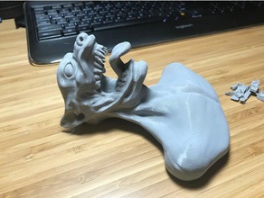 werewolf bust sculptures 3d print model - Mito3D