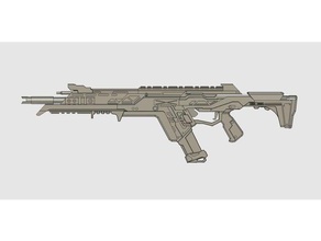 r-301 apice leggende video giochi carabina cosplay prop arma la pistola lifesize videogame gioco 3d print model - Mito3D
