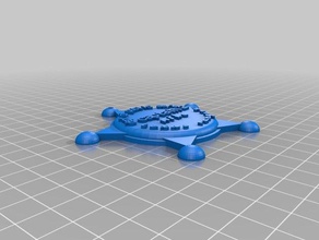 my customized sheriff badge more v2-4 props 3d print model - Mito3D