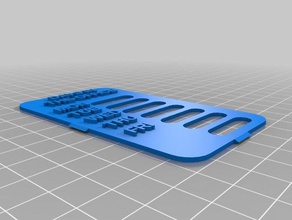 mi slider personalizado recordatorio de tarea hogar 3d print model - Mito3D