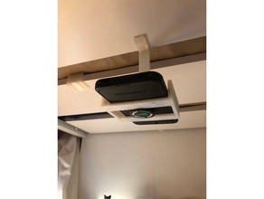 over-head under-bed phone holder mobile filming galaxy ikea hack stuva iphone overhead photography smartphone sony universal videography 3d print model - Mito3D