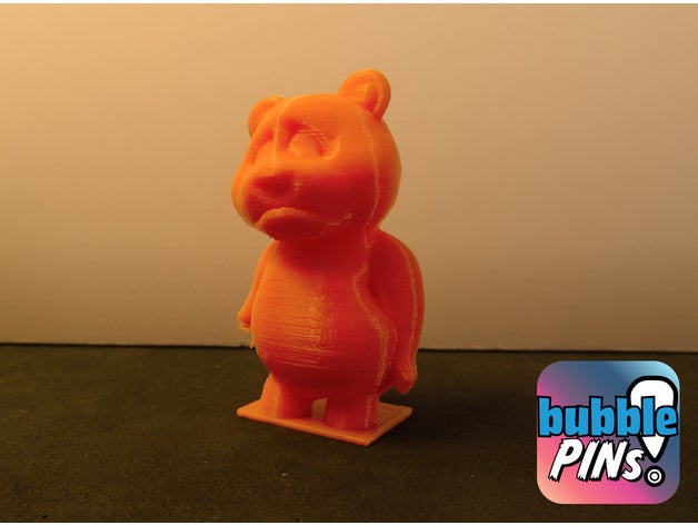 teddy bear being sad models desktop toy figurine mini figure teddybear 3D print model - Mito3D