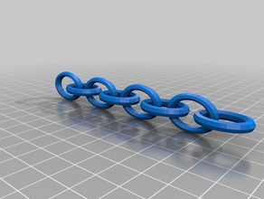 8 link chain parts customized 3d print model - Mito3D