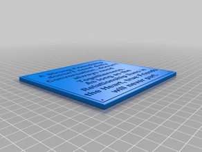 forti amici di placca i segni loghi personalizzato preventivo preventivi 3d print model - Mito3D