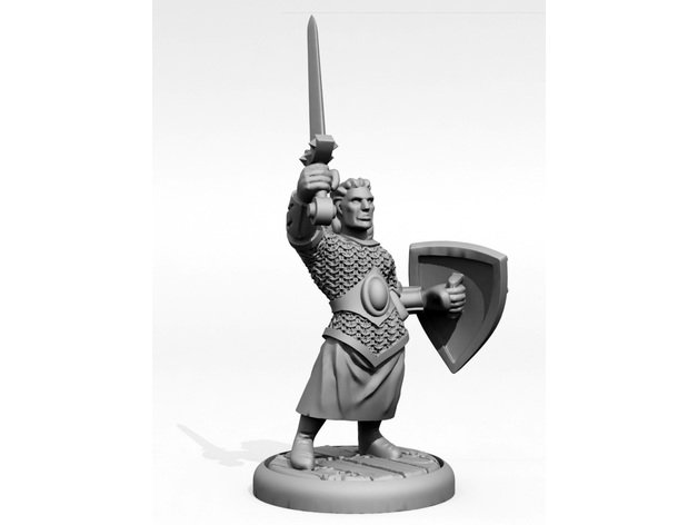 painting practice figure toy game accessories dd dnd dungeons dragons gaming miniature miniatures tabletop wargaming 3D print model - Mito3D