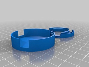neopixel anel de 16 led defuser 3d impressão 16-anel do diodo emissor caso 3d print model - Mito3D