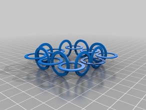 cercle bracelet chaîne bijoux de la mode les 3d print model - Mito3D