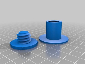 rainbird sprinkler cap 3d impressão bloco 3d print model - Mito3D