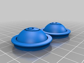 285 mm de spinning 8 ball túnel aretes la joyería tapones 3d print model - Mito3D