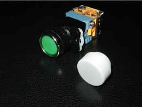22mm panel de pluglight bisel la electrónica openscad pulsador relleno telemecanique 3d print model - Mito3D