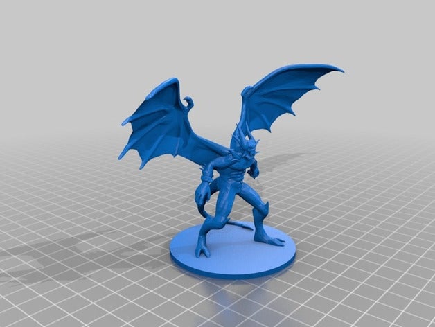 demonio del abismo balor gran los juguetes juegos balrog maldición strahd diablo no molestar dnd mini miniatura dungeons dragons 3D print model - Mito3D